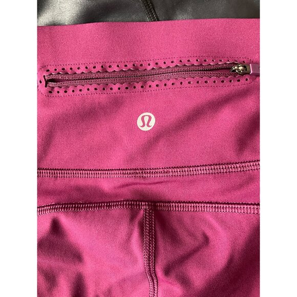 Lululemon Mind Over Miles Crop 17" Marvel size 2 - Picture 4 of 5